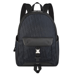 EXPLORER BACKPACK BLACK OBLIQUE MIRAGE TECHNICAL FABRIC AND GRAINED CALFSKIN UK EXPLORER BACKPACK BLACK OBLIQUE MIRAGE TECHNICAL FABRIC AND GRAINED CALFSKIN UK