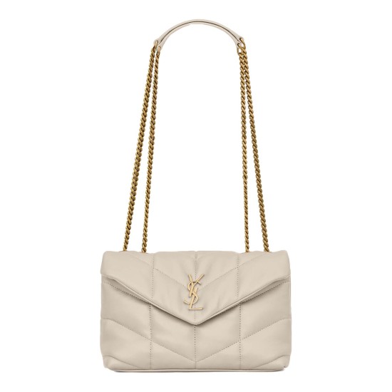 Replica Toy Puffer In Lambskin White Uk
