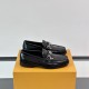 replica MAJOR LOAFERS BLACK LEATHER - LV879 UK