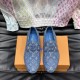 replica MOCASSIN ESTATE IN BLUE - LV673 UK