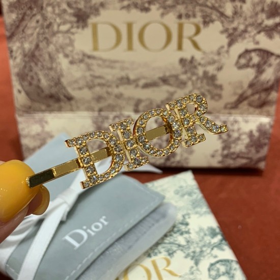replica DIO(R)EVOLUTION BROOCH GOLD-FINISH METAL AND WHITE CRYSTALS UK