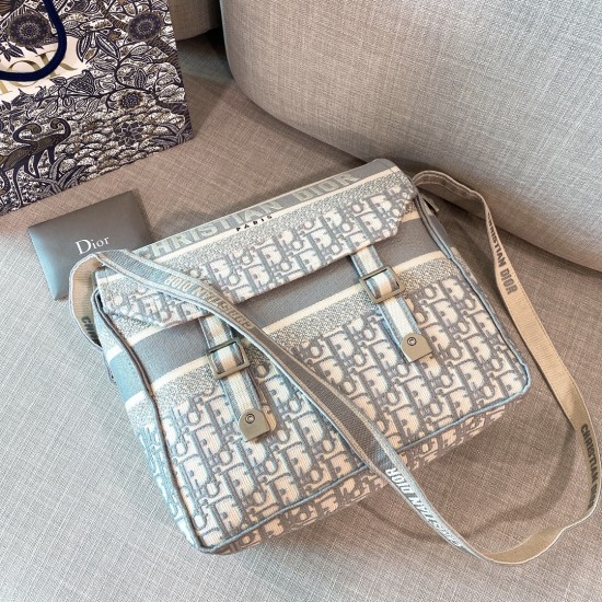 replica DI0RCAMP BAG GREY OBLIQUE EMBROIDERY UK