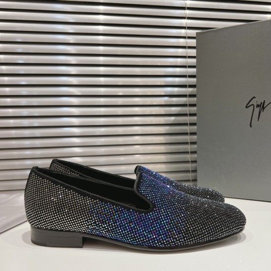 Replica Zanotti 11294 ZFR#9249 Buddha Luxury Replica Giuseppe Lewis Sparkle Loafers Uk - 11294 - Buddha Luxury
