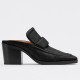 Replica Bottega Veneta Mules In Black Crocodile Embossed Leather UK replica Bottega Veneta Mules In Black Crocodile Embossed Leather UK