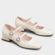 Replica Roger Vivier 2249 UNK1570 Buddha Luxury Replica Roger Vivier Tres Vivier Strass Buckle Mini Babies Ballerinas In White Patent Leather Uk - 2249 - Buddha Luxury