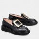 replica Roger Vivier Viv Rangers Loafers In Black Patent Leather UK