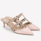 Replica Valentino Rockstud Mules 50mm In Nude Patent Calfskin UK replica Valentino Rockstud Mules 50mm In Nude Patent Calfskin UK