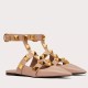 replica Valentino Roman Stud Ballet Flats In Powder Calfskin UK