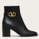 Replica Valentino VLogo Ankle Boots 75mm In Black Leather UK replica Valentino VLogo Ankle Boots 75mm In Black Leather UK