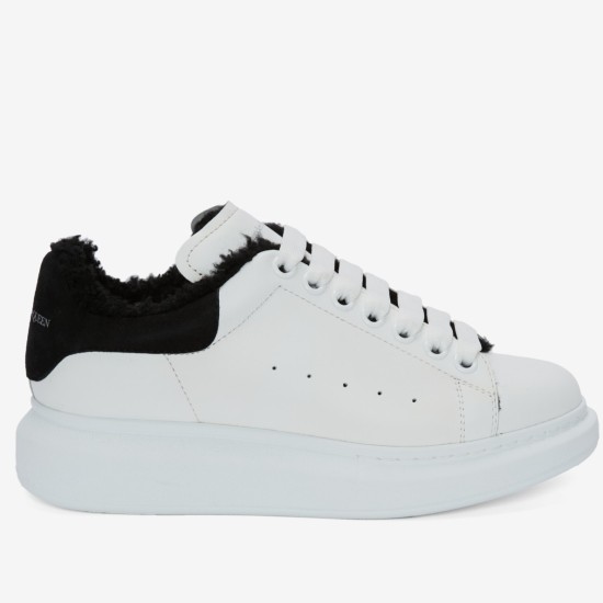 replica alexander mcqueenoversized sneakers with black shearling uk