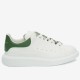 replica alexander mcqueenoversized sneakers with green heel uk