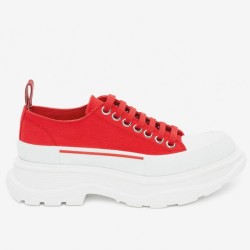 alexander mcqueenred tread slick lace up sneakers uk alexander mcqueenred tread slick lace up sneakers uk