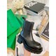 replica Bottega Veneta Lug Chelsea Boots In Black Calfskin UK
