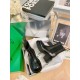 replica Bottega Veneta Lug Chelsea Boots In Black Calfskin UK