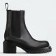 replica Bottega Veneta Lug Chelsea Boots In Black Calfskin UK