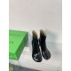 replica Bottega Veneta Atomic Ankle Boots In Black Lambskin UK
