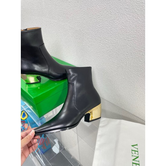 Replica Bottega Veneta 3074 BV1567 Buddha Luxury Replica Bottega Veneta Tex Ankle Boots In Black Leather Uk - 3074 - Buddha Luxury