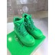 Replica Bottega Veneta 3001 BV347 Buddha Luxury Replica Bottega Veneta Puddle Bomber Ankle Boots In Green Fabric Uk - 3001 - Buddha Luxury
