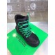 replica Bottega Veneta Puddle Bomber Ankle Boots In Black Fabric UK