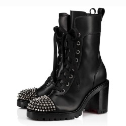 christian louboutin black ts croc 70mm ankle boots uk