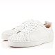 Replica Christian Louboutin 2423 CL598 Buddha Luxury Replica Christian Louboutin Trainers Louis Junior Spikes Flat In White Leather Uk - 2423 - Buddha Luxury