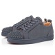 Replica Christian Louboutin 2420 CL595 Buddha Luxury Replica Christian Louboutin Trainers Louis Junior Spikes Orlato Flat Grey Uk - 2420 - Buddha Luxury