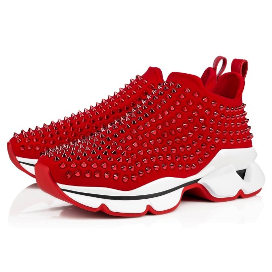 Replica Christian Louboutin 2359 CL459 Buddha Luxury Replica Christian Louboutin Trainers Spike Sock Donna Red Uk - 2359 - Buddha Luxury