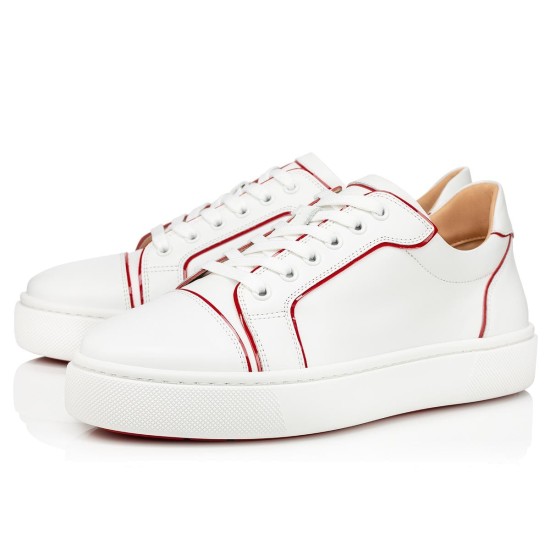 Replica Christian Louboutin Trainers Vieirissima  In White Leather Uk - 2372 - Buddha Luxury