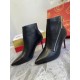 replica Christian Louboutin Birgikate 85mm Ankle Boots In Black Leather UK