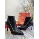 replica Christian Louboutin Birgikate 85mm Ankle Boots In Black Leather UK