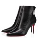 replica Christian Louboutin Birgikate 85mm Ankle Boots In Black Leather UK