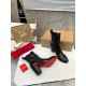 replica Christian Louboutin CL Chelsea Ankle Boots 70MM in Alligator Embossed Leather UK