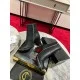 Replica Christian Louboutin 3097 CL1741 Buddha Luxury Replica Christian Louboutin Cl Zip Booty 70Mm In Black Leather Uk - 3097 - Buddha Luxury
