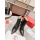 replica Christian Louboutin Condora Stretch 100mm Boots in Black Calfskin UK