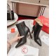 replica Christian Louboutin Condora Stretch 100mm Boots in Black Calfskin UK