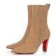 Replica Christian Louboutin Santigag 85Mm Boots In Brown Suede Leather Uk - 3111 - Buddha Luxury