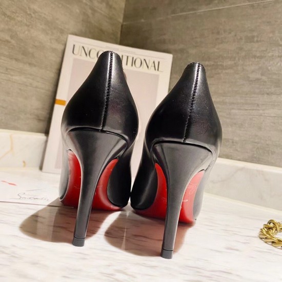 Replica Christian Louboutin 3167 CL287 Buddha Luxury Replica Christian Louboutin Black Lambskin Fifille Pumps 85Mm Uk - 3167 - Buddha Luxury