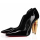 Replica Christian Louboutin Lipchick Pumps 100Mm In Black Patent Leather Uk - 3325 - Buddha Luxury