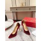 Replica Christian Louboutin Lipchick Pumps 100Mm In Red Velvet Uk - 3327 - Buddha Luxury