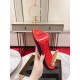 Replica Christian Louboutin Lipchick Pumps 100Mm In Red Velvet Uk - 3327 - Buddha Luxury