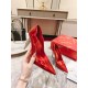 Replica Christian Louboutin 3328 CL1222 Buddha Luxury Replica Christian Louboutin Lipstrass Pumps 100Mm In Red Patent Leather Uk - 3328 - Buddha Luxury