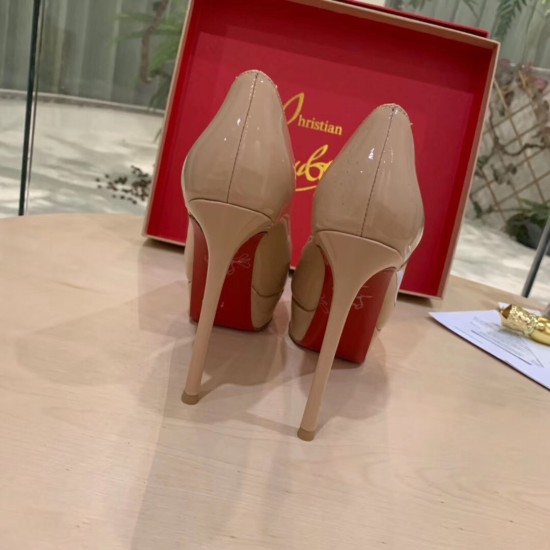 Replica Christian Louboutin Nude Patent Fetish Peep 130mm Pumps UK replica Christian Louboutin Nude Patent Fetish Peep 130mm Pumps UK
