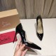 replica Christian Louboutin Black Patent Hot Chick 100mm Pumps UK