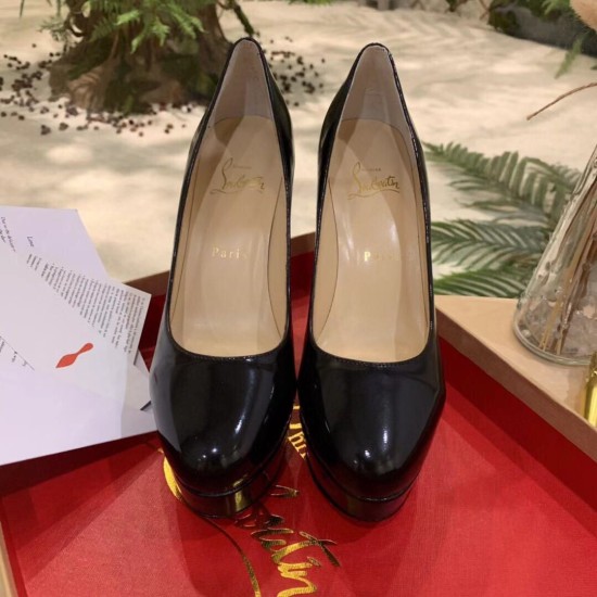 Replica Christian Louboutin Black Patent Dirditta 130mm Pumps UK replica Christian Louboutin Black Patent Dirditta 130mm Pumps UK