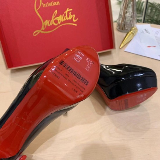 Replica Christian Louboutin Black Patent Dirditta 130mm Pumps UK replica Christian Louboutin Black Patent Dirditta 130mm Pumps UK