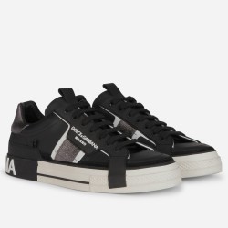 Dolce & Gabbana Dolce & Gabbana Custom Leather Low-Top Trainers Sleek