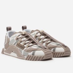 Dolce Gabbana Trainers  In Beige Fabric Uk