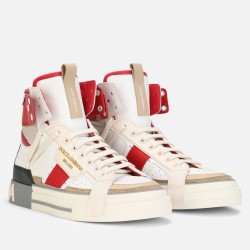 dolce & gabbanared custom 2.zero high-top sneakers uk