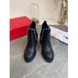 Christian Louboutin Black Capahutta 70MM Ankle Boots UK