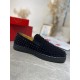 Replica Christian Louboutin 2426 CL601 Buddha Luxury Replica Christian Louboutin Trainers Roller-Boat Flat Black Uk - 2426 - Buddha Luxury
